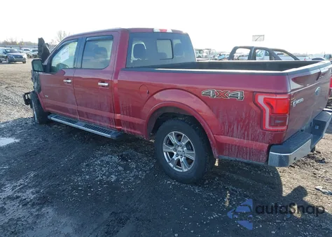 2015 Ford F-150 Lariat из США, поврежденный, VIN 1FTFW1EG7FFB87344